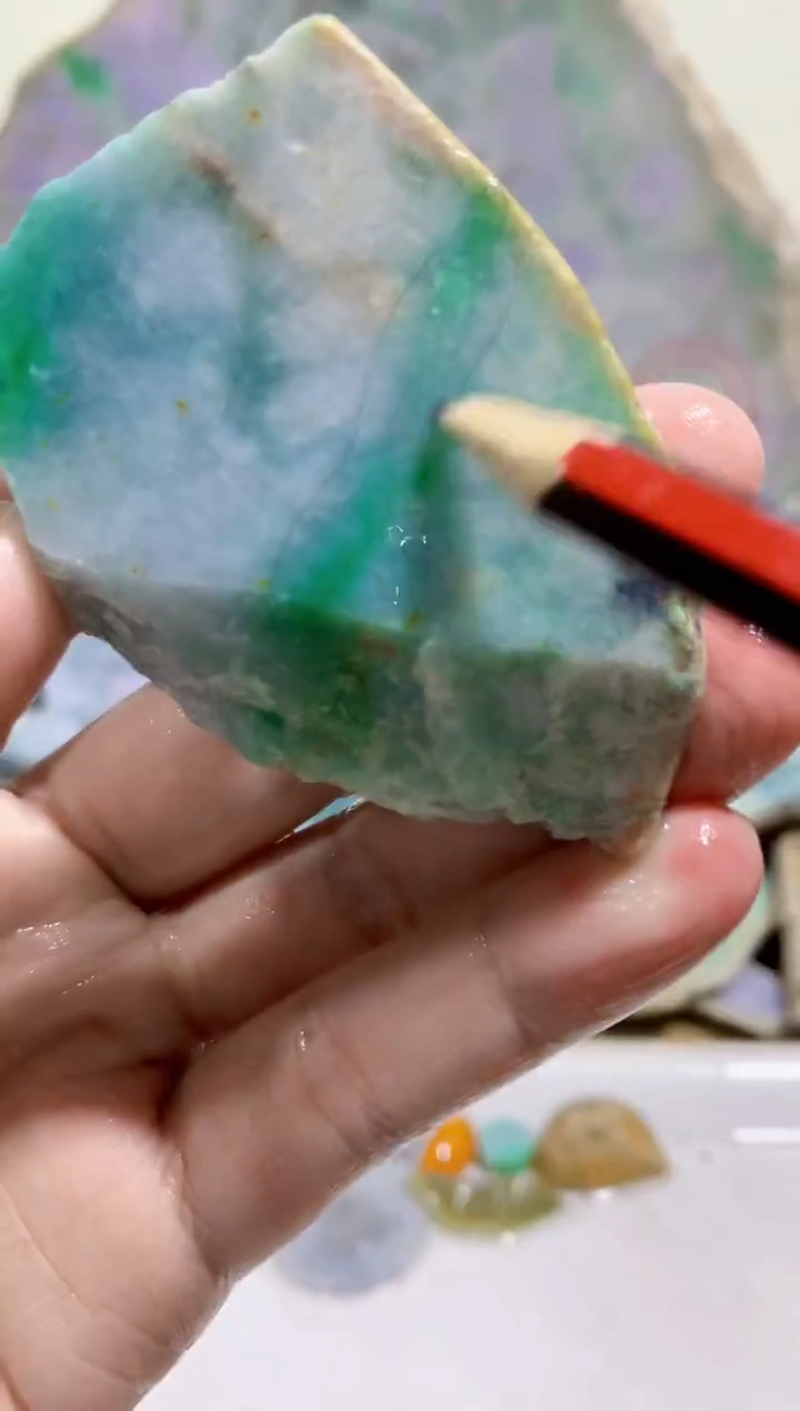 裸石翡翠0蒙0翡翠珠宝366