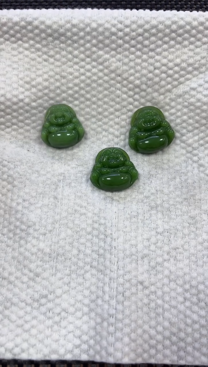 【闪购商品】和田玉挂件未镶嵌佛公（多样性发一件）