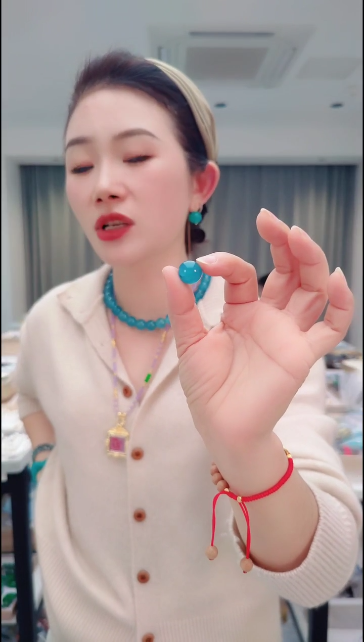 颈饰未镶嵌天河石3198天河单珠