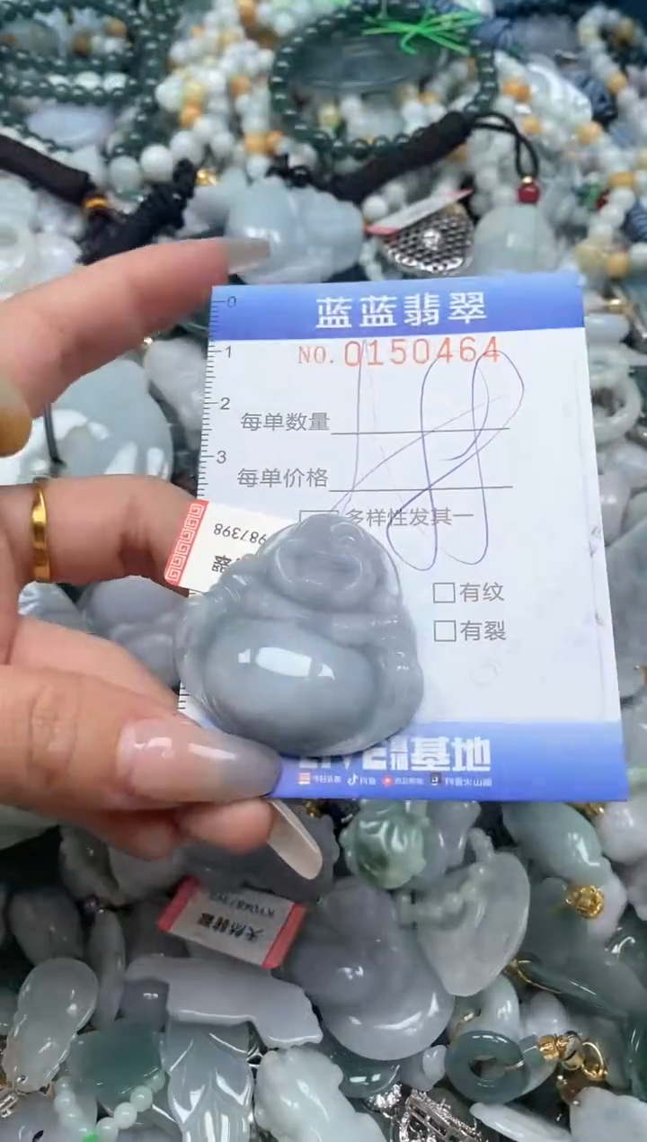 【闪购商品】翡翠颈饰未镶嵌闪购0150464多样性发其一