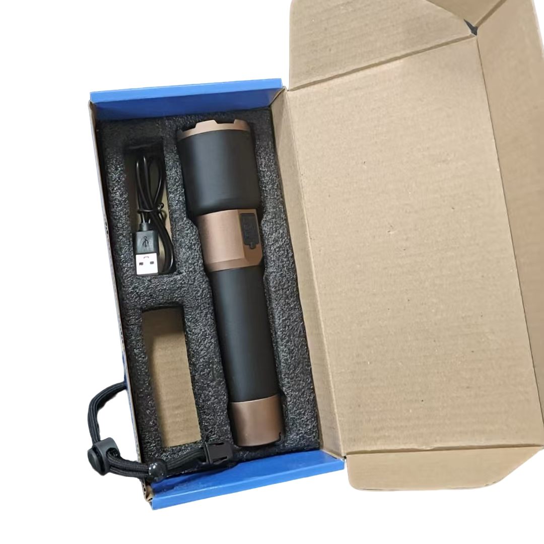 外贸同款蓝盒手电