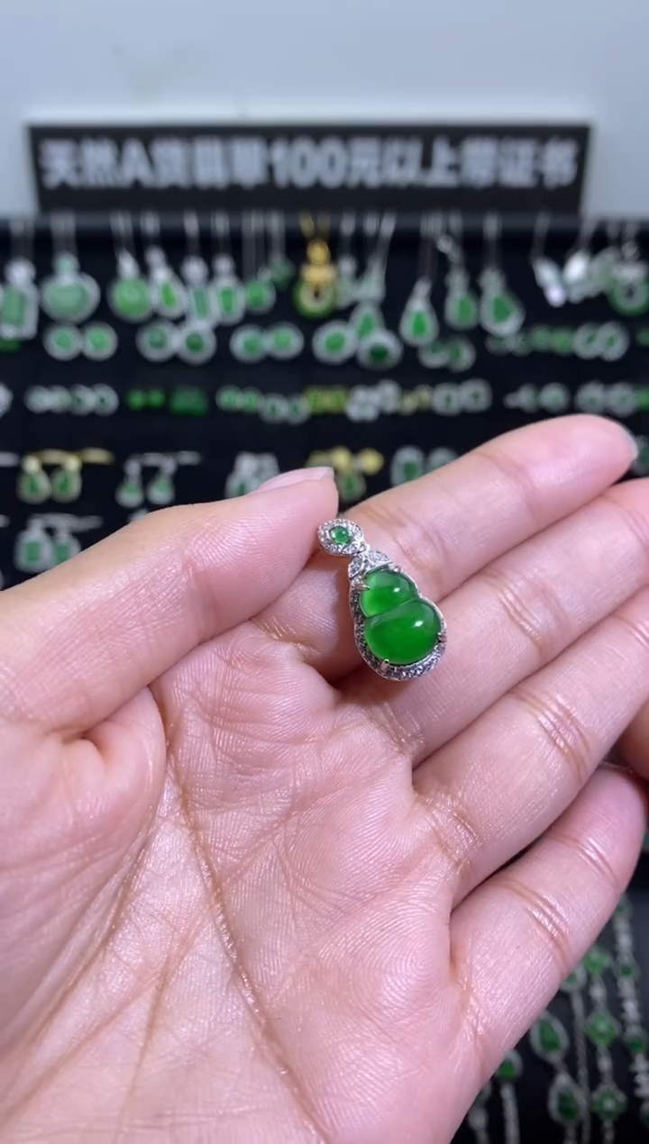 【闪购商品】翡翠颈饰银S925镶嵌多样性