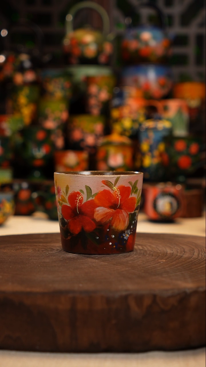 油画   釉下彩   杯子