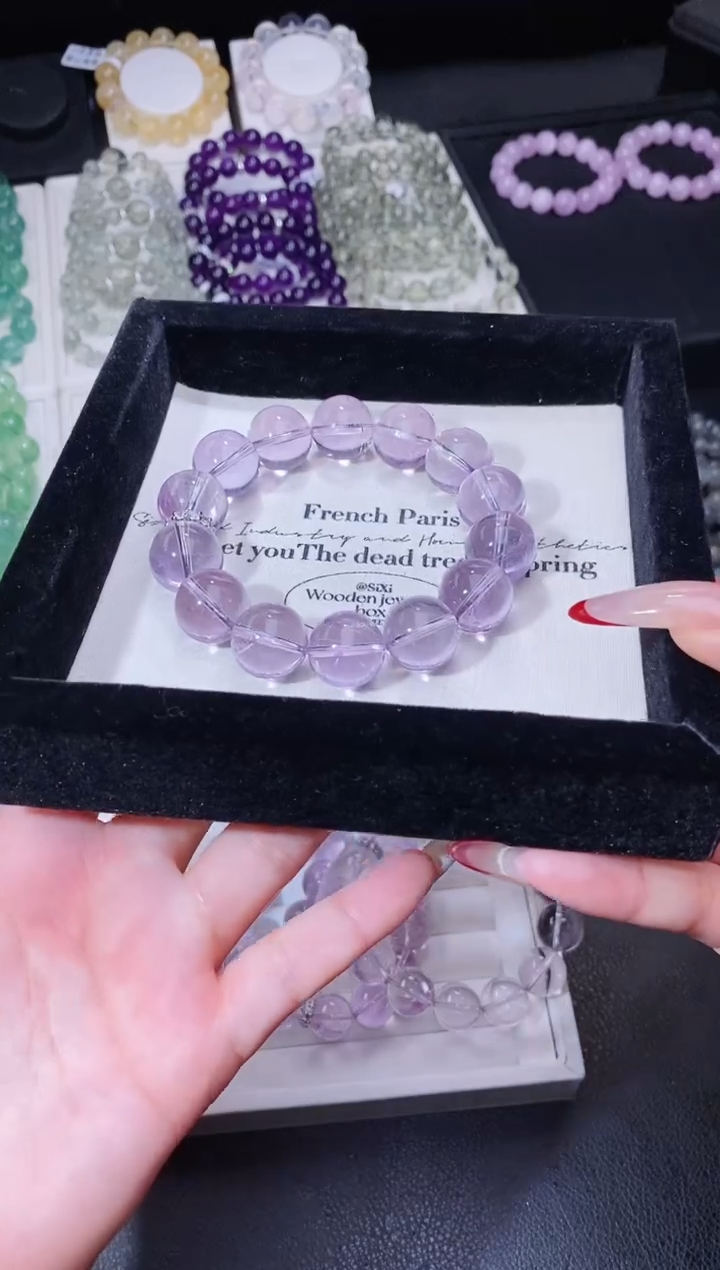 【闪购商品】水晶手链合金115.11玻利维亚紫水晶多样性发其一