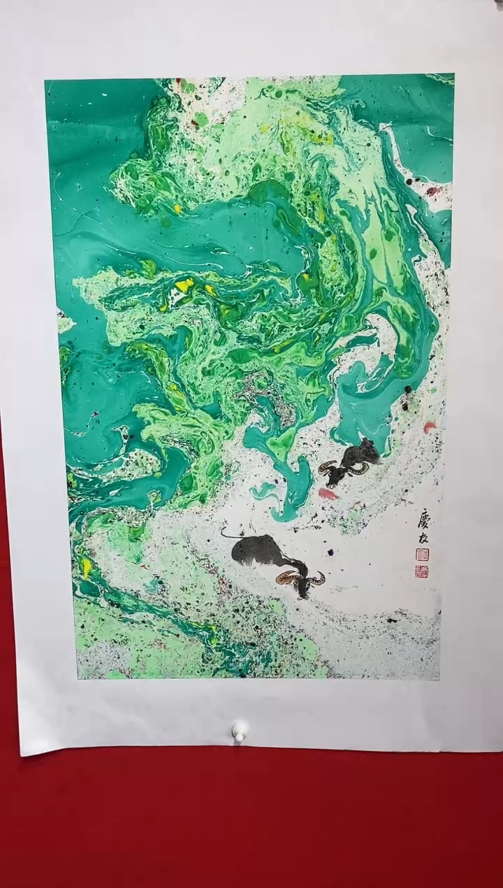 【闪购商品】国画lqy3075洋李庆友作品