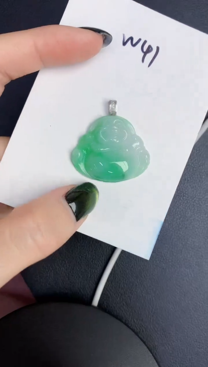 【闪购商品】翡翠颈饰18K金镶嵌000000000