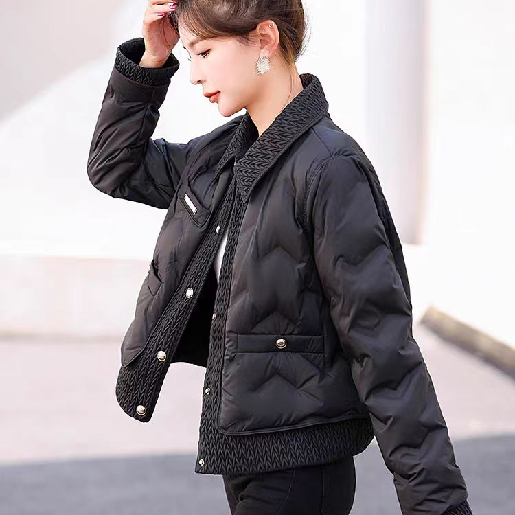 小香风羽绒服女2024冬季新款气质显瘦外套短款时尚百搭