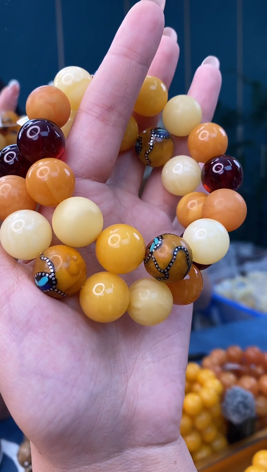 裸石琥珀未镶嵌12/11多样性发其一77