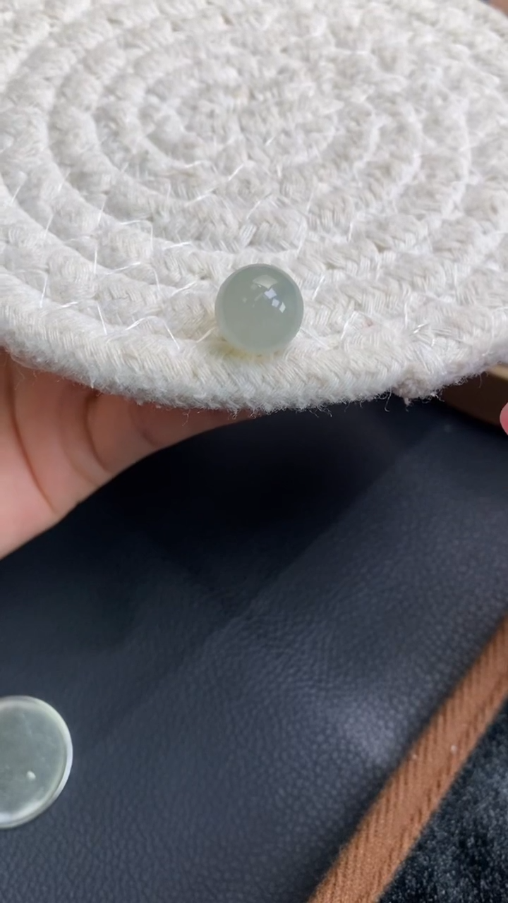未镶嵌定制翡翠冰圆珠珠