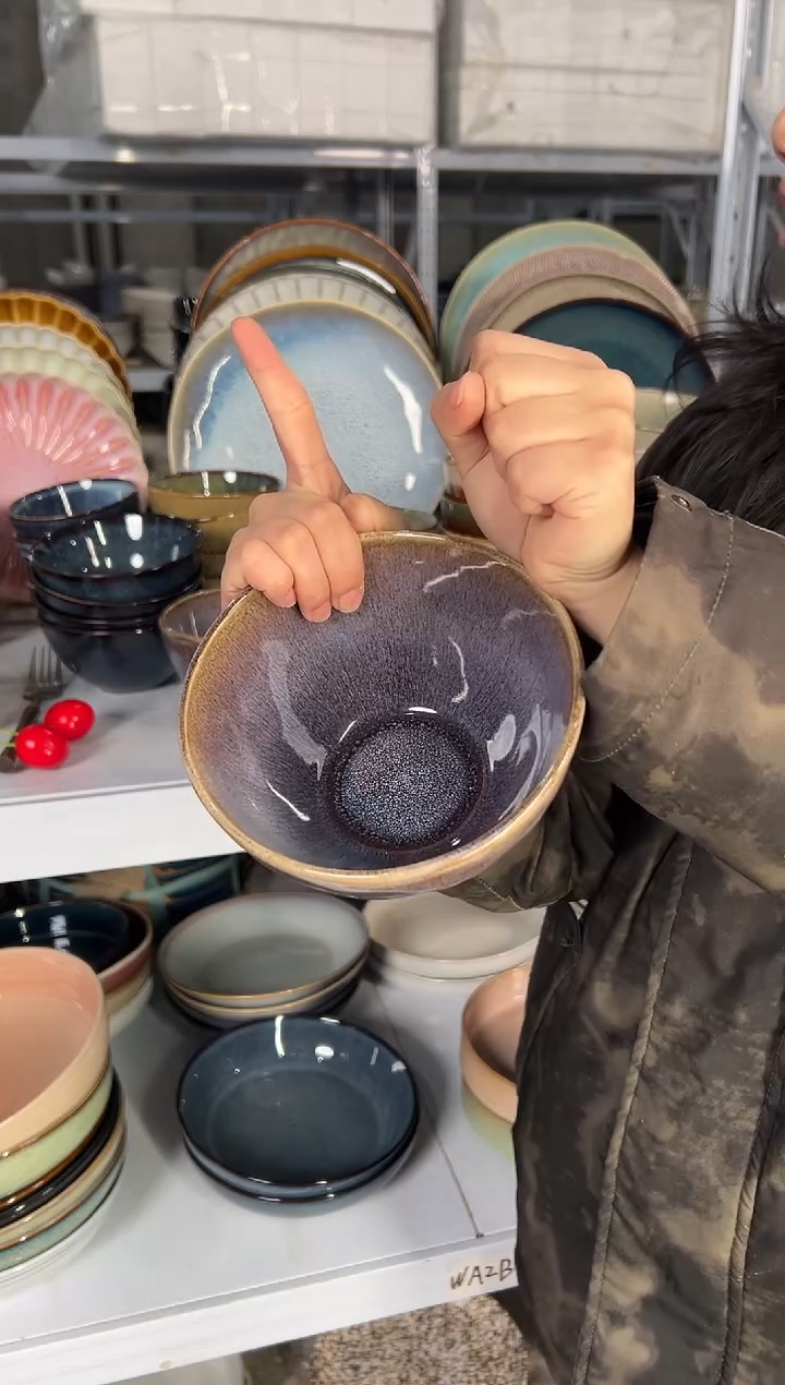 陶瓷外贸尾货瑕疵满20包邮X10 A6D