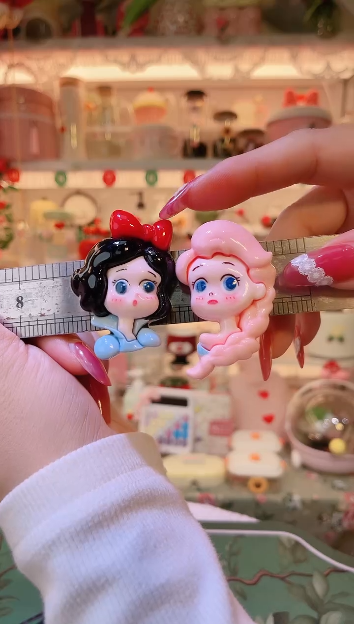 公主冰箱贴2个——手工制作品质好！