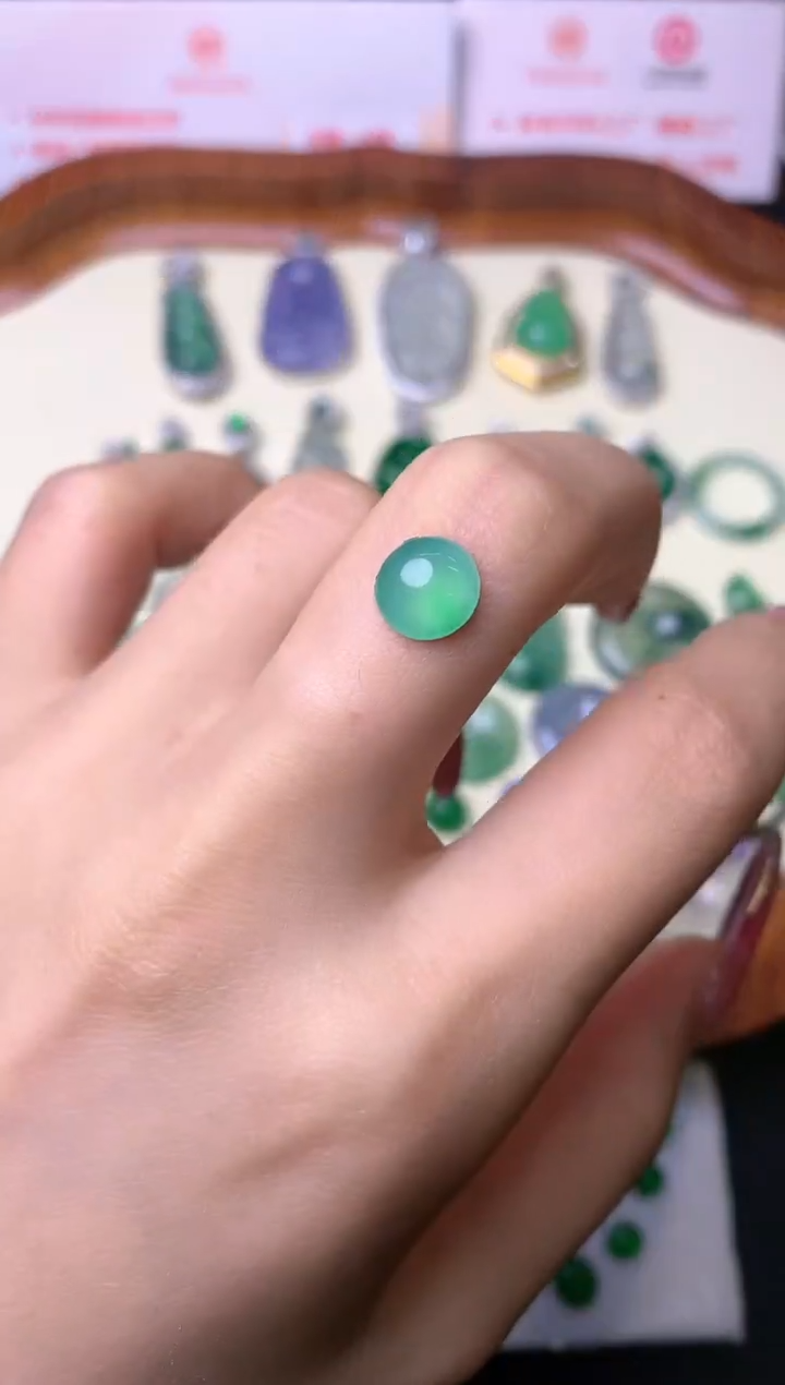 【闪购商品】定制翡翠未镶嵌裸石（镶嵌定制）