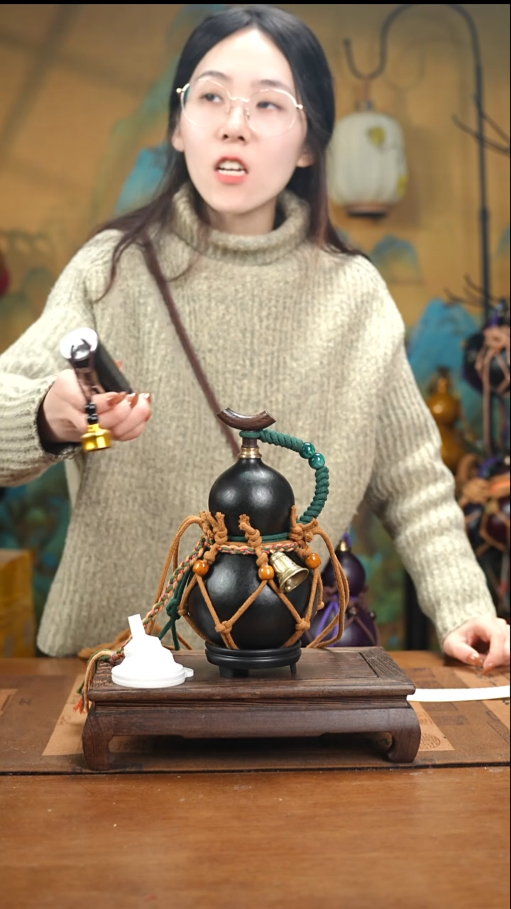 XD013网兜款大漆酒葫芦（现货现发）