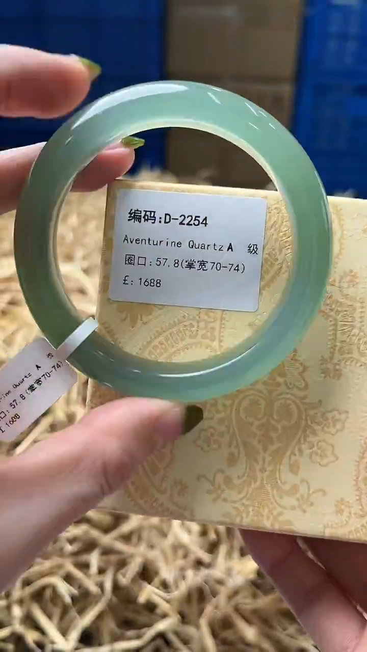 未镶嵌手镯石英质玉D2254