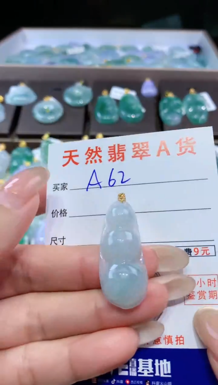 颈饰未镶嵌翡翠天然翡翠A货挂件