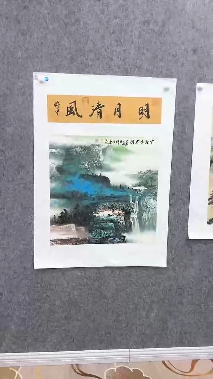 【闪购商品】国画张传亭老师书画作品山水
