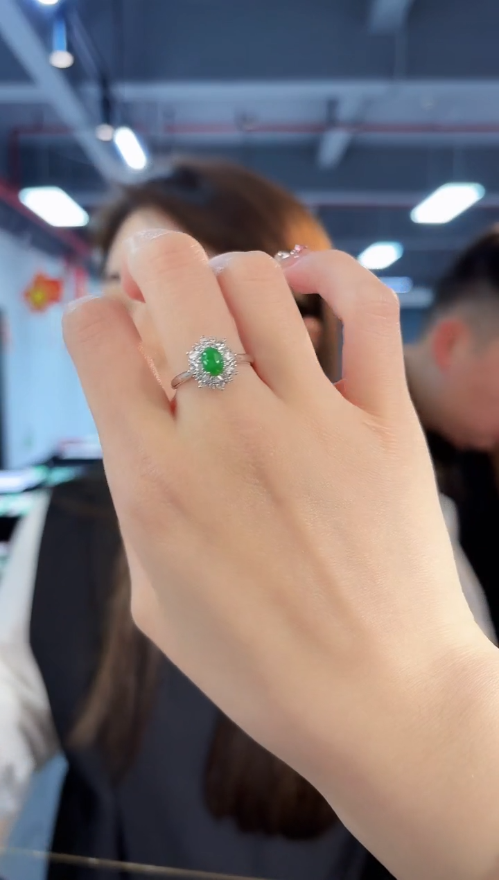 【闪购商品】翡翠戒指未镶嵌缅料A货/支持复检/一件