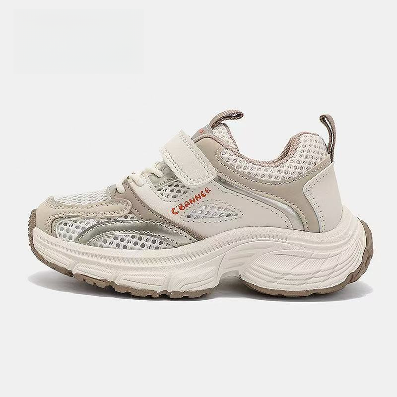 4212儿童运动鞋2025夏季新款女童单网透气跑步鞋男孩软底休闲鞋