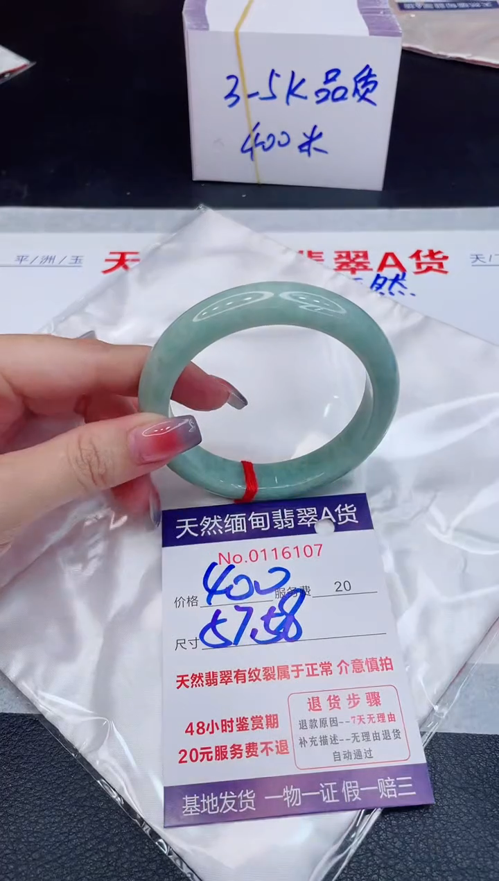 未镶嵌手镯翡翠400.00