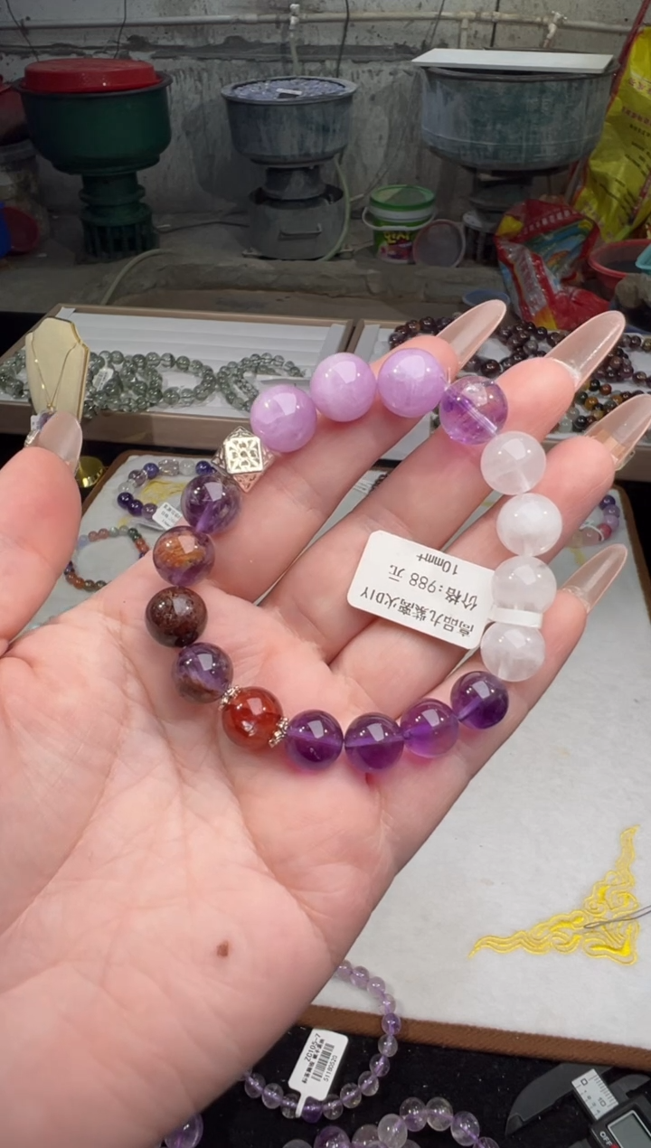 未镶嵌手串水晶水晶DIY多样性发其一