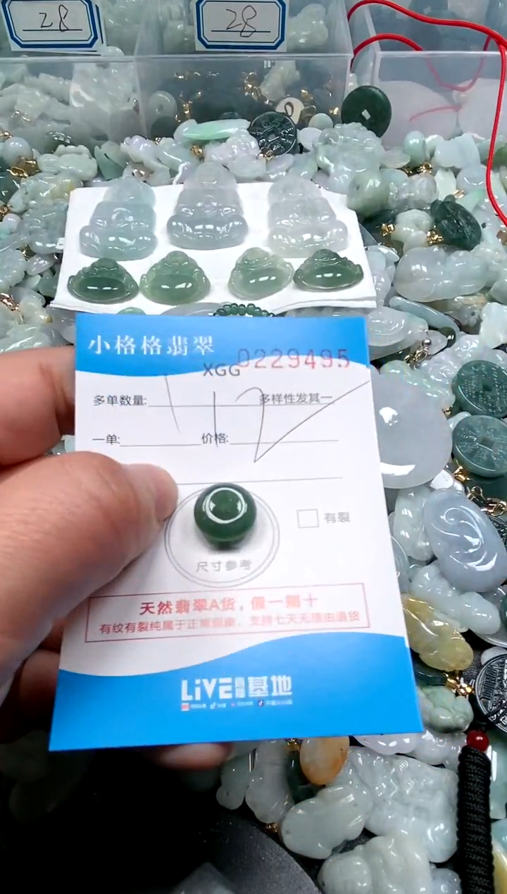 【闪购商品】翡翠颈饰未镶嵌闪购商品0229495