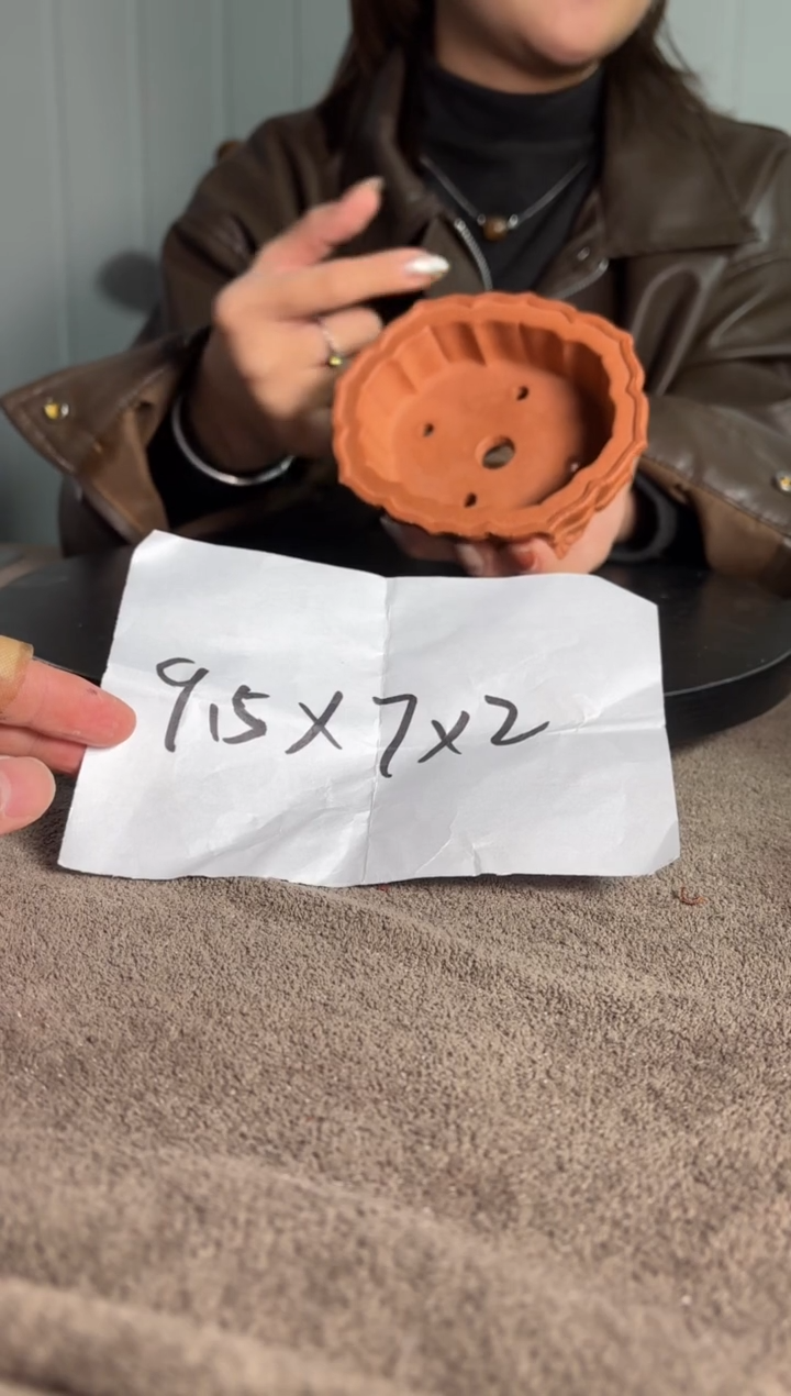 宜兴紫砂花盆小盆