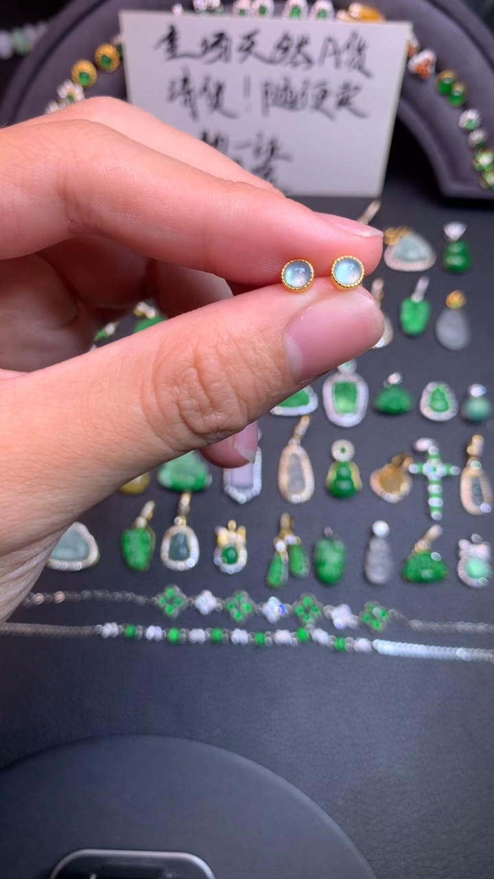 颈饰银S925镶嵌翡翠1