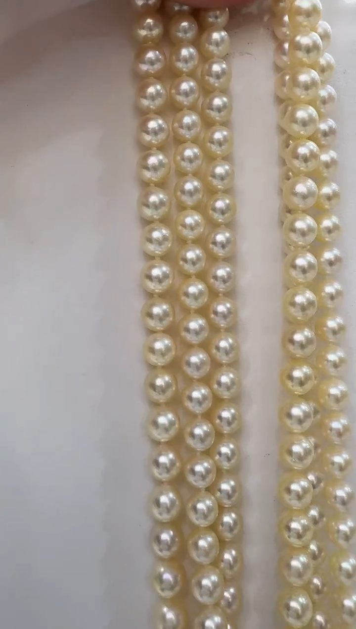 【闪购商品】海水珍珠NN未镶嵌7珍珠串链多样性发货一件@@A1628