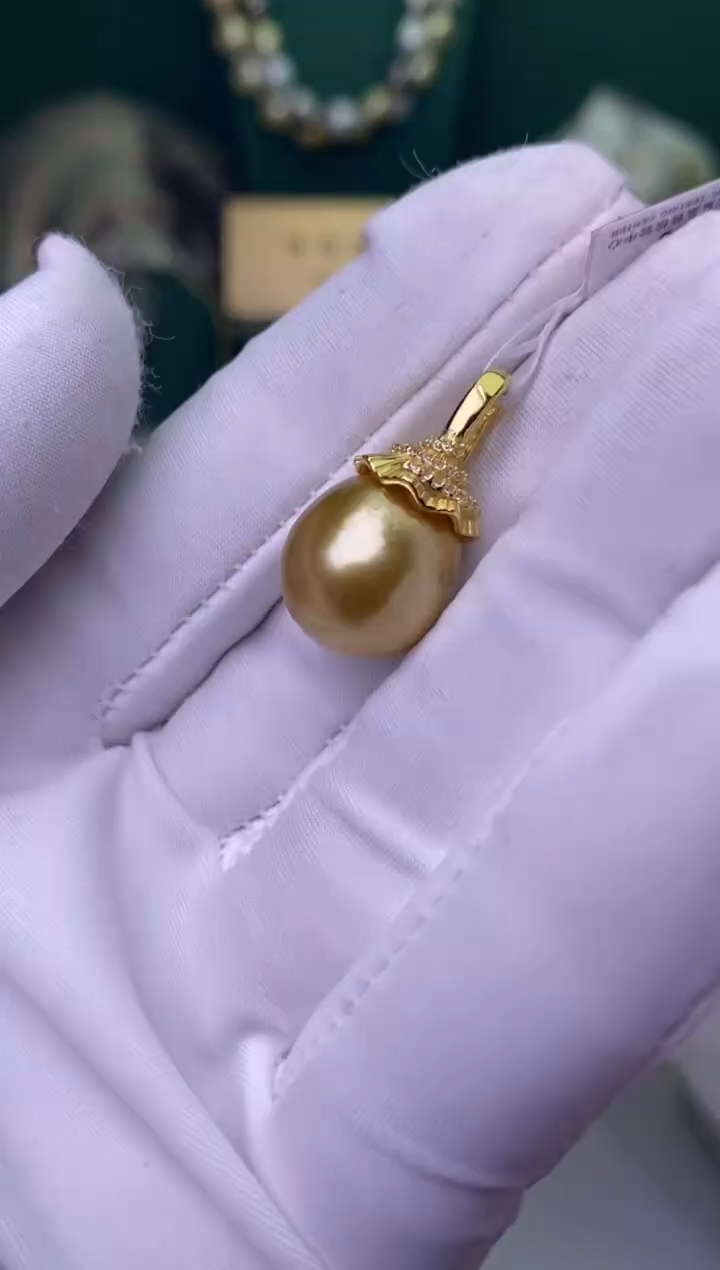 【闪购商品】海水珍珠颈饰银S925镶嵌13-14