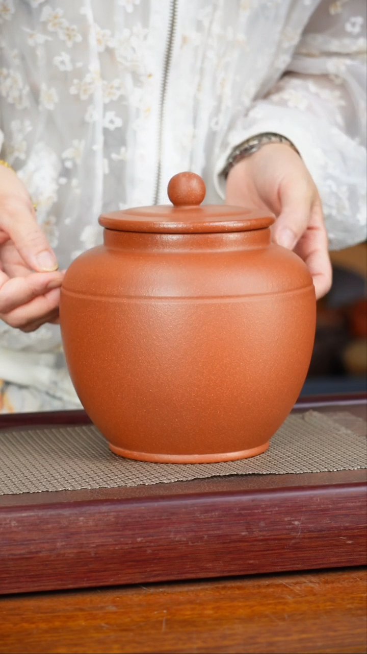 宜兴原矿紫砂茶叶罐