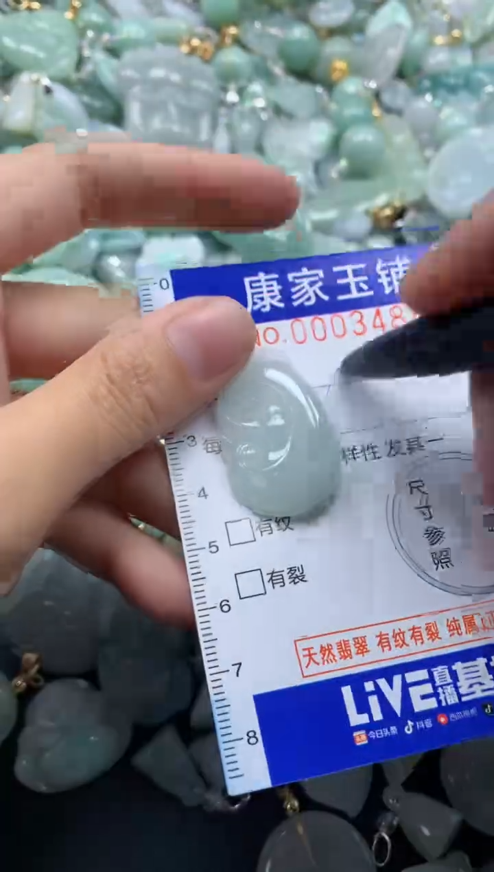 颈饰未镶嵌翡翠3484