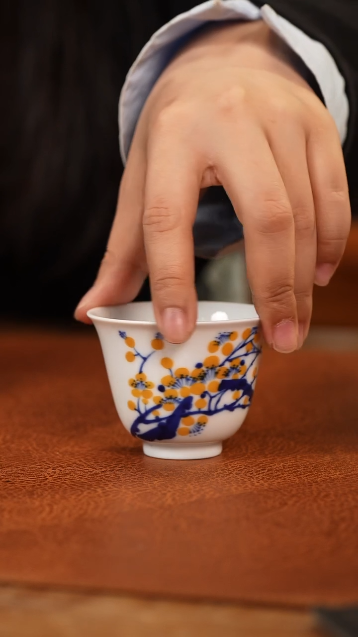 【闪购商品】杯景德镇手绘青花铃铛杯