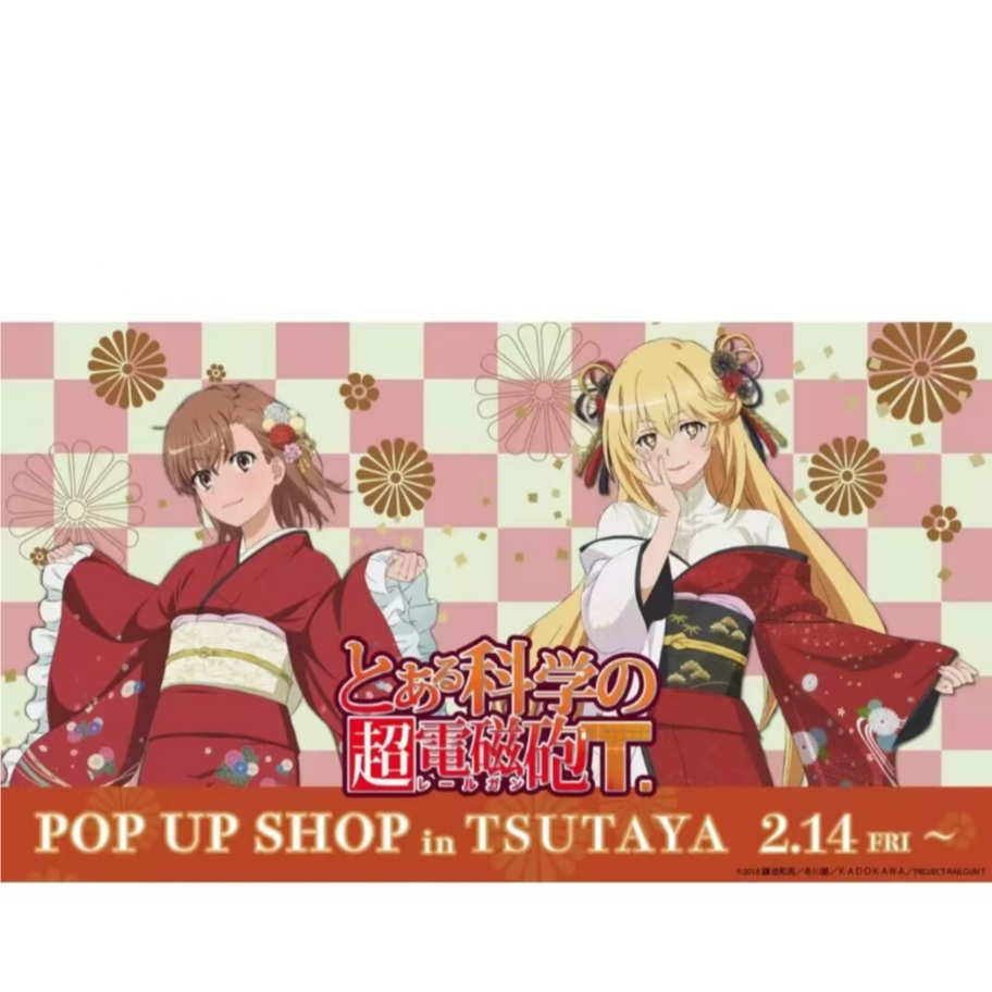 【月见谷屋】某科学的超电磁炮 新春快闪吧唧 挂件 立牌 方砖 特典