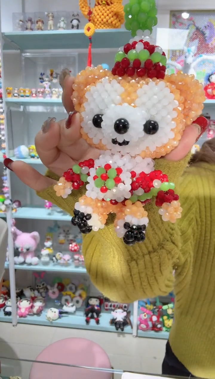 玻璃0579卡4水晶圣诞达菲材料包1套