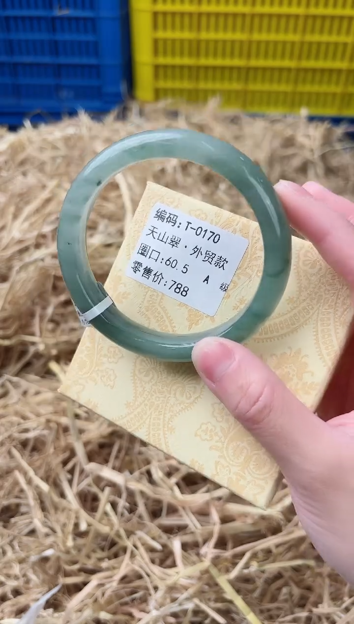 未镶嵌手镯石英质玉T-0170