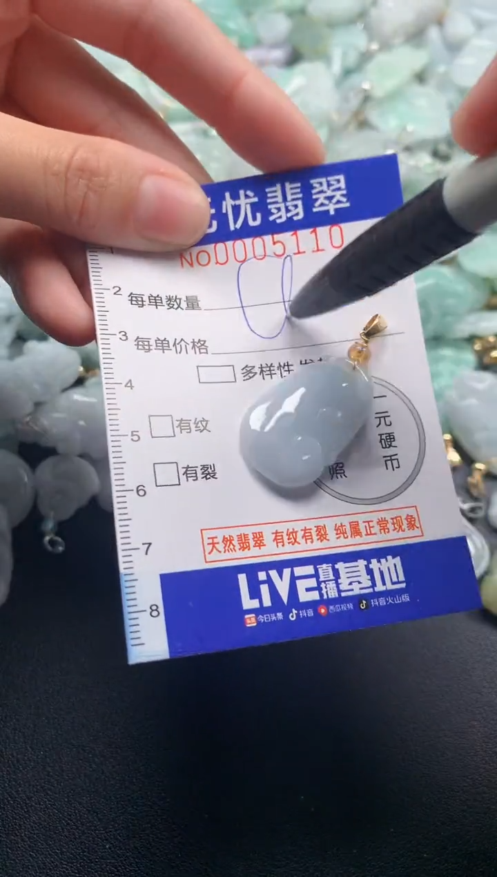 颈饰未镶嵌翡翠5110