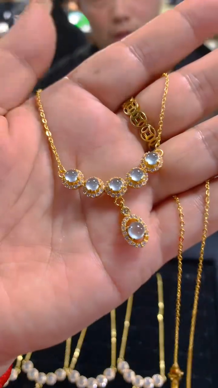 【闪购商品】翡翠项链未镶嵌0498252774多样性发一