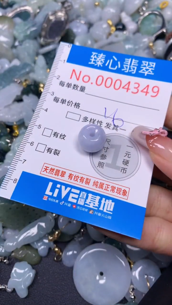 【闪购商品】翡翠颈饰未镶嵌含绳0004349