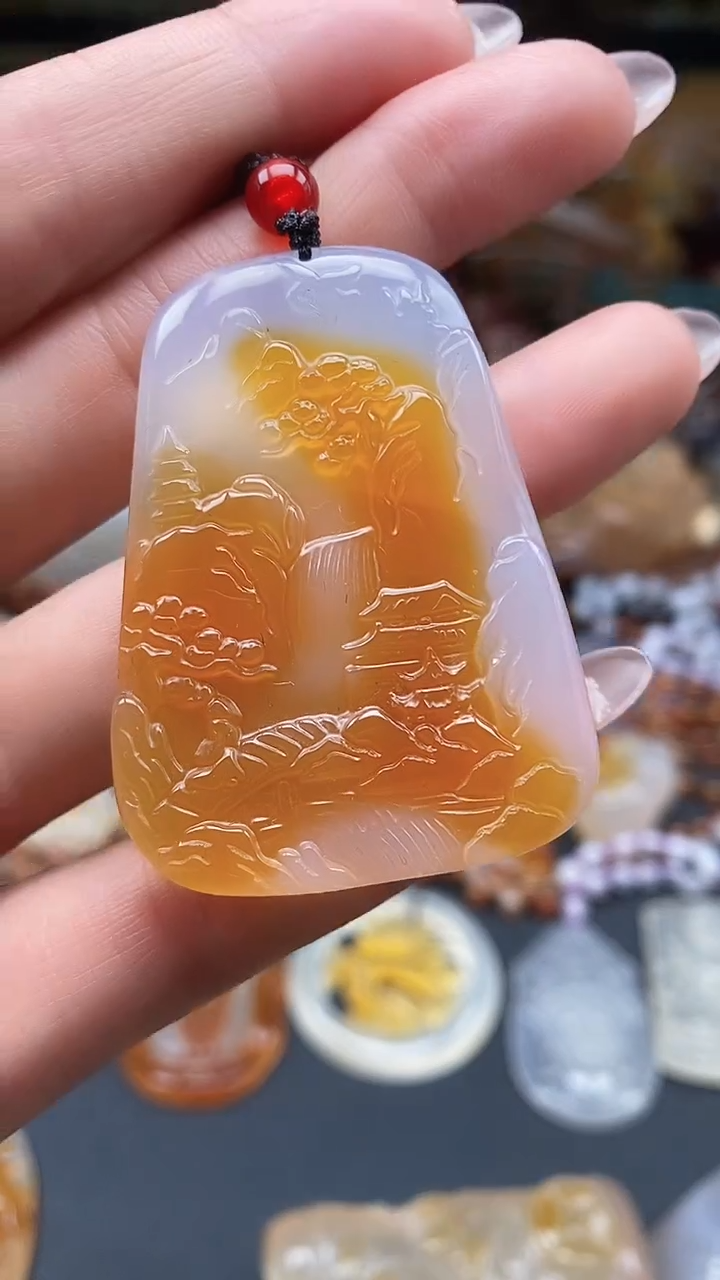 【闪购商品】玛瑙/玉髓颈饰未镶嵌dd
