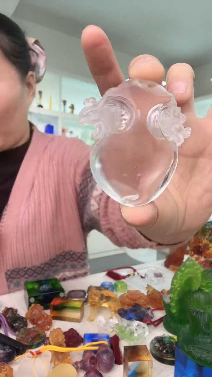 手工艺品琉璃龙凤