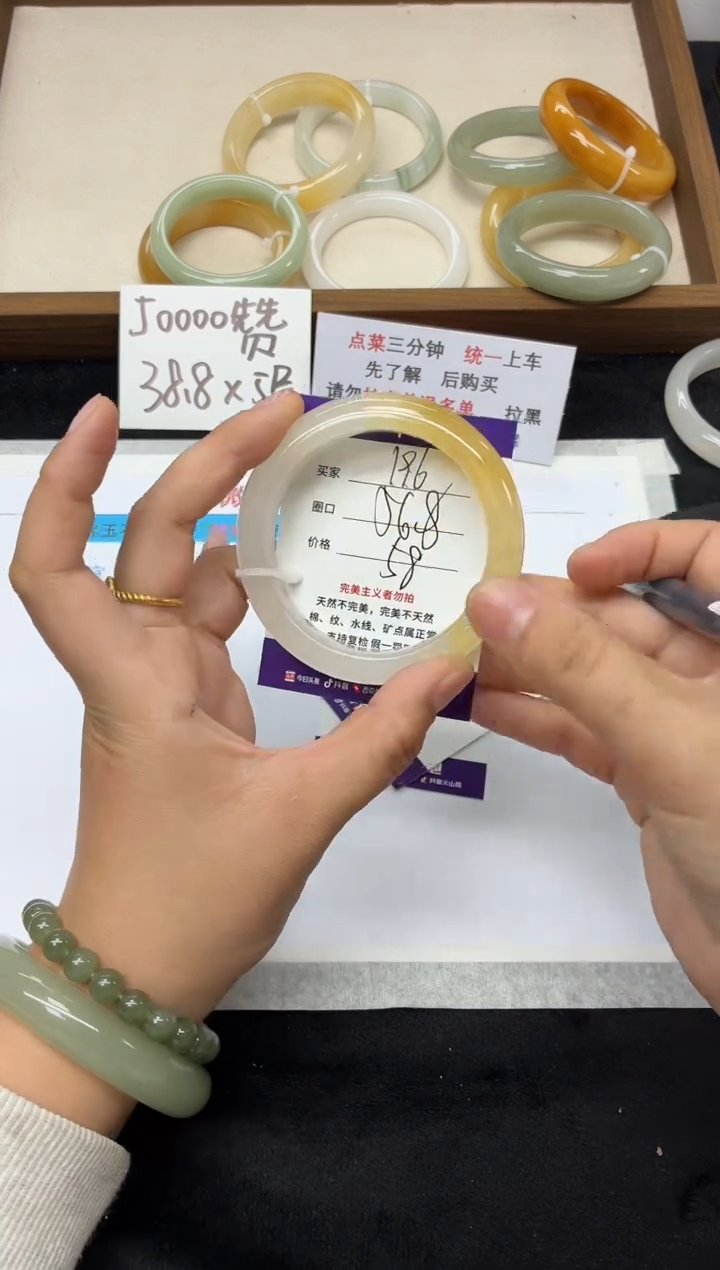未镶嵌手镯石英质玉196