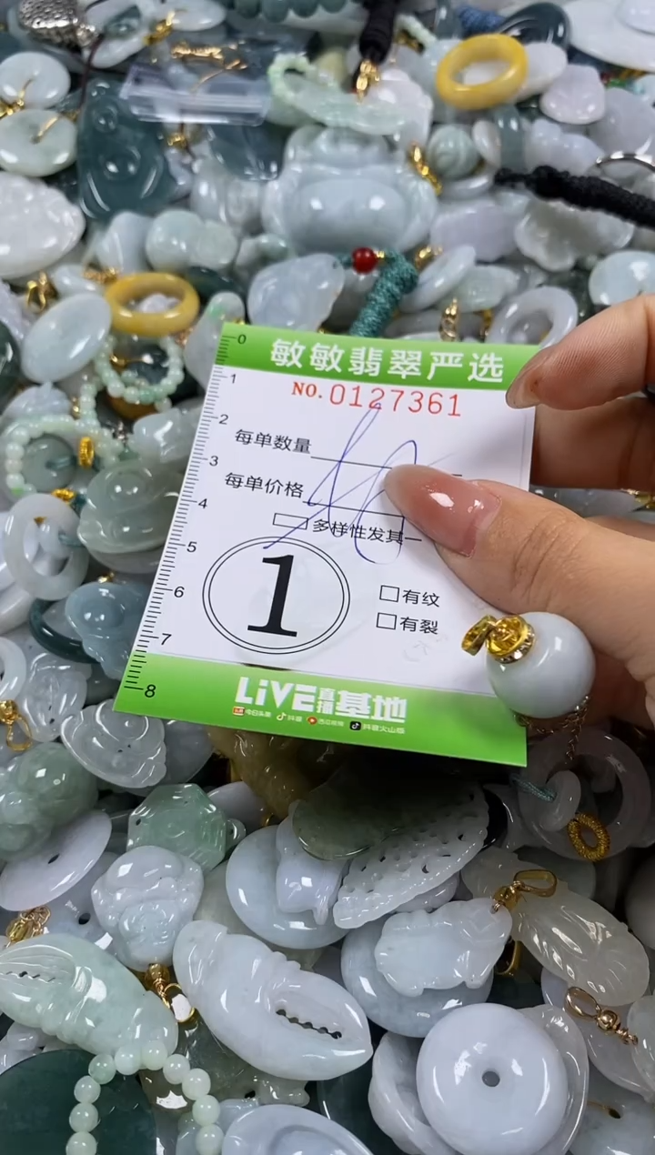 【闪购商品】翡翠颈饰未镶嵌闪购0127361多样性发其一