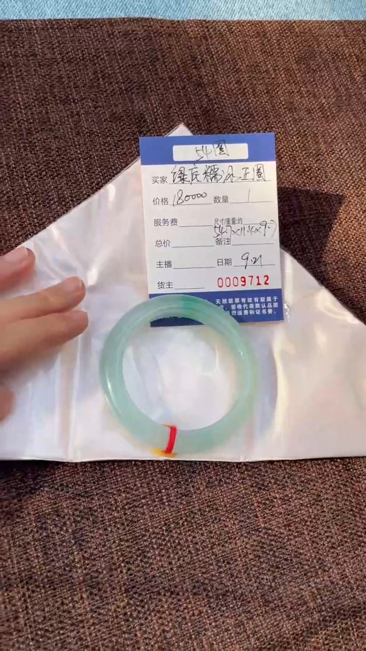 未镶嵌手镯翡翠54.7