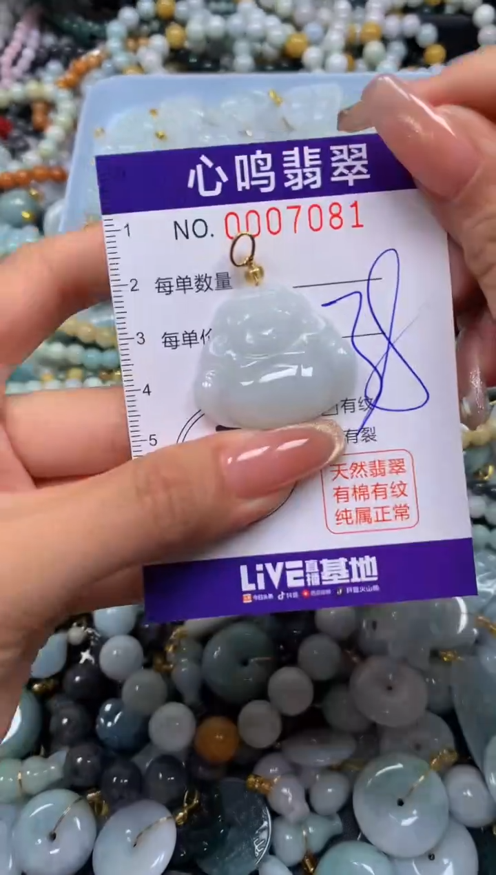 翡翠未镶嵌颈饰闪购007081