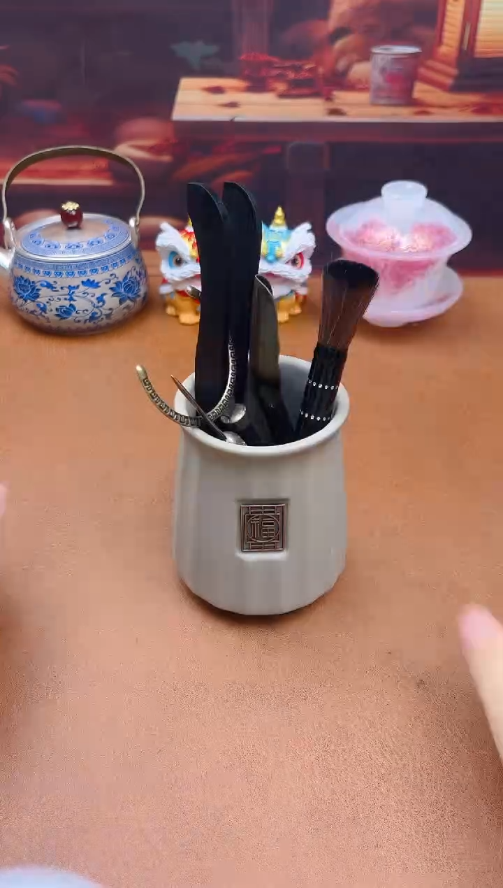 陶瓷茶具摆件旅行套组
