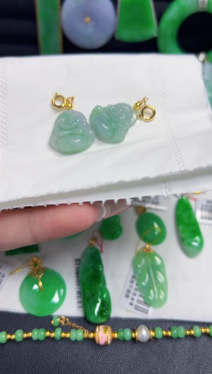 【闪购商品】翡翠颈饰未镶嵌Y缅料A货/多样性发货/一件