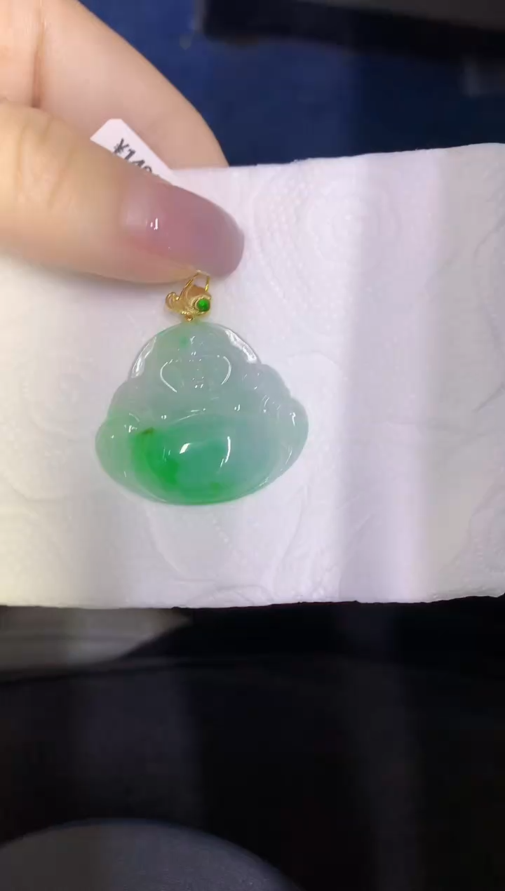 颈饰未镶嵌翡翠缅甸天然翡翠A货