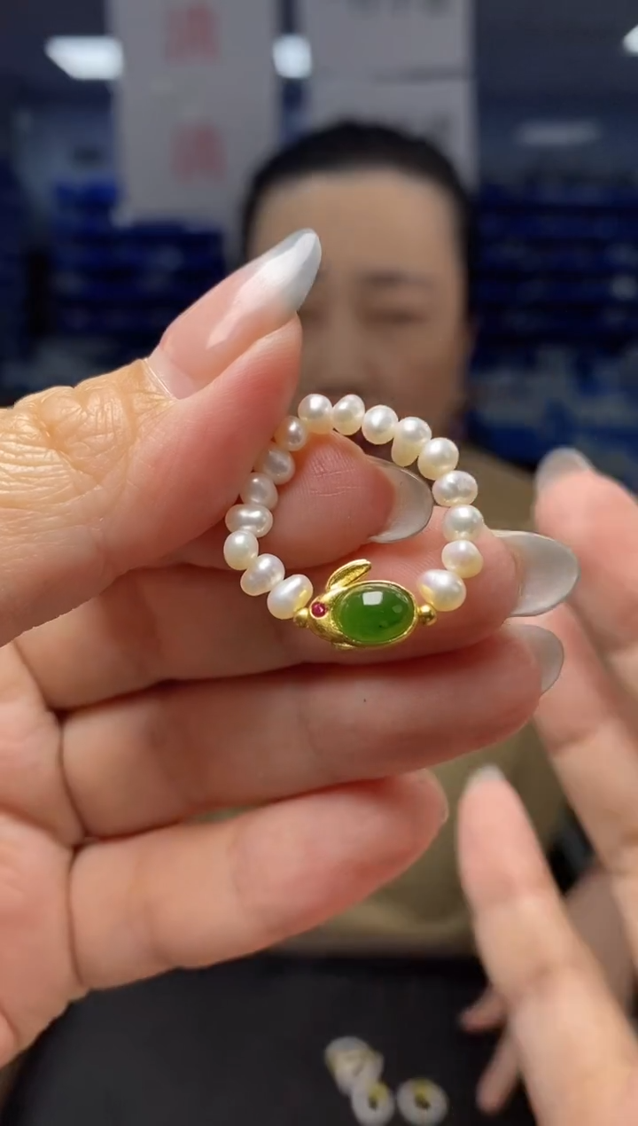 未镶嵌戒指和田玉JZ3313