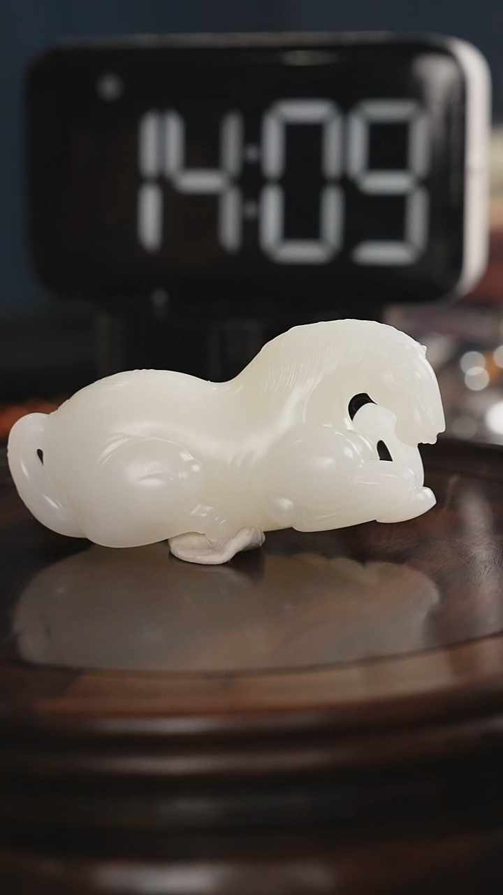 颈饰未镶嵌和田玉和田玉马