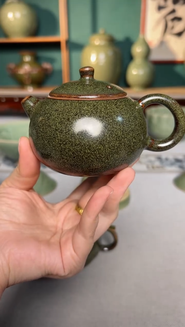 【闪购商品】其他耀州窑茶叶末釉西施壶
